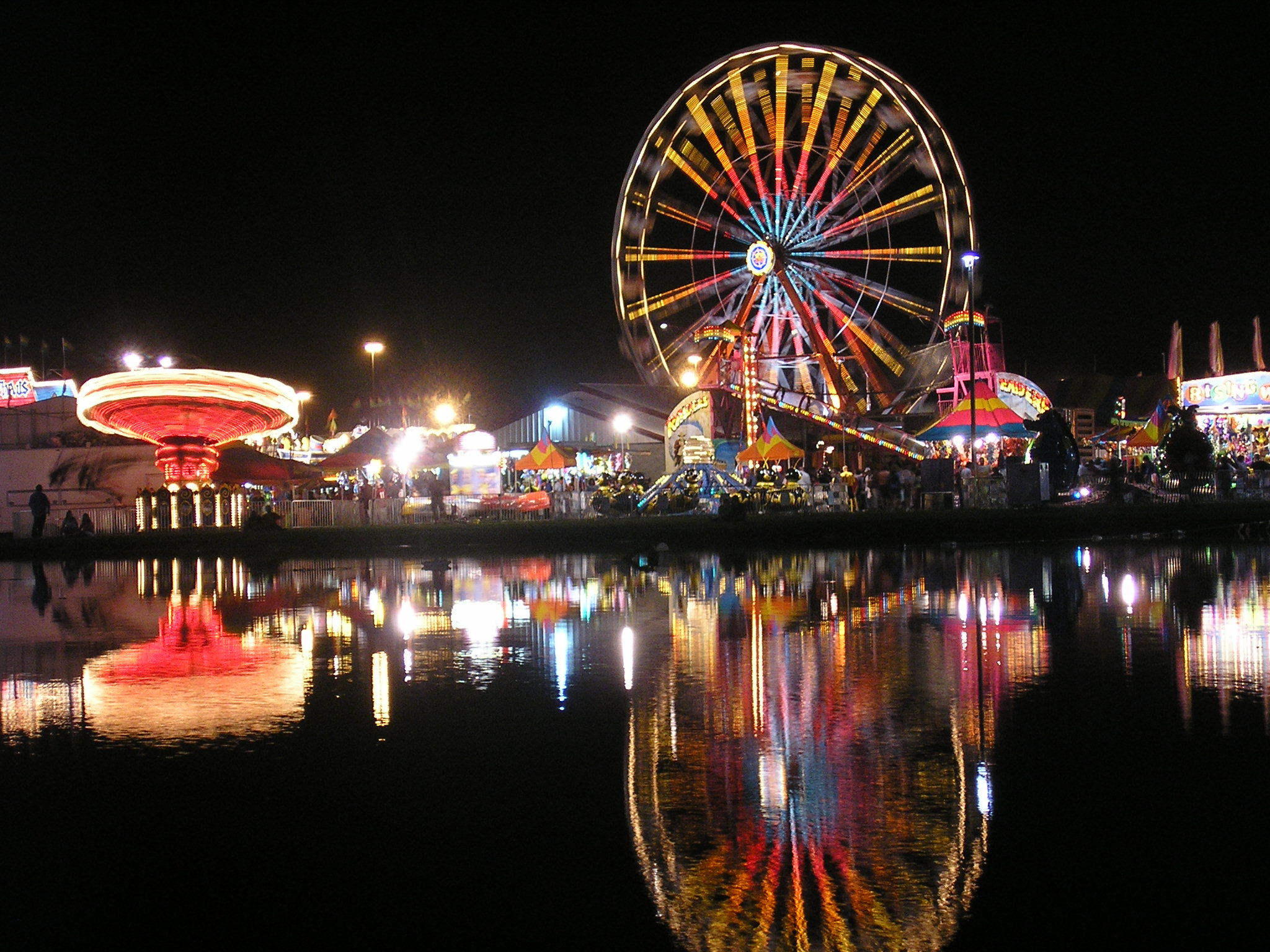 Seaside Fair at night